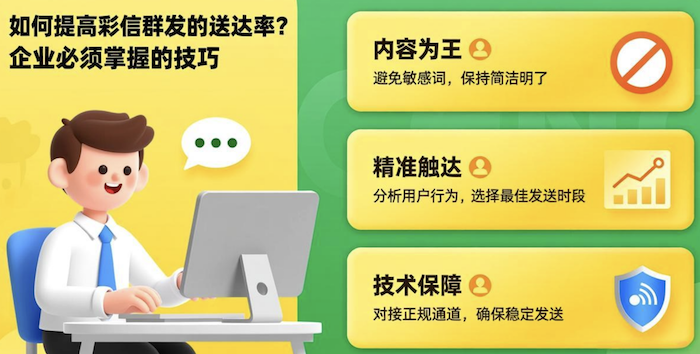如何提高彩信群发的送达率？企业必须掌握的技巧